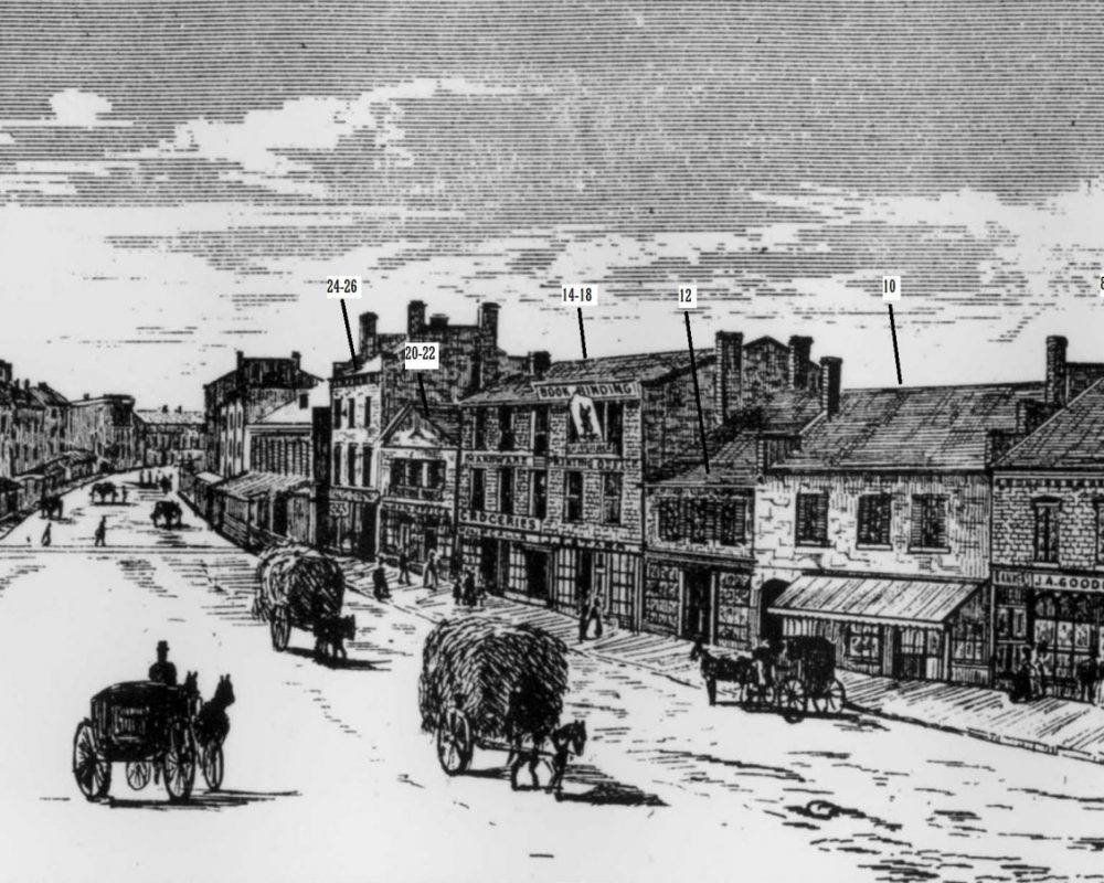 St. Paul Street Lithograph